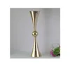 Party Decoration 10pcs 29 Inch Tall Metal Wedding Flower Trumpet Vase Stand Table Decorative Centerpiece Artificial Arrange by sea CCA12682