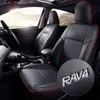 Car Special Seat Covers For Toyota Select Rav4 Waterproof Artificial leather Protective Seat Cushion 2 Front /3 Back Internal Auto Accessories