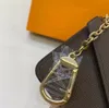 projektanta portfele torba 12 kolorów pierścień pierścienia kluczowa torebka torebka Damier skórzana karta kredytowa Uchwyt karty kredytowej Kobiety Mężczyźni Małe torebki zamka portfel z pudełkiem i torbą na kurz M62650