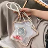 イブニングバッグBolso de Hombro Transparente Con Pentagrama Para Para Mujer Bandolera Acrlica Lujo Moda Verano 2022 220517