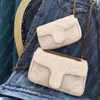 مزدوج G Marmont Mini Counter Bag Bag Bag Messenger for Women Mini Top Handle Bag Wave Sacoche Fashion Heart 446744 INTORIOR OPEN