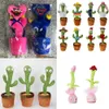 Novely Games Speelgoed Dansen Talking Singing Cactus Gevulde knuffel Elektronisch met Song Gepotte decompressie Toy voor kinderen en volwassene