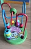 Gros Bébé Sensoriel Montessori Blocs Éducatifs Math Jouet En Bois mini Cercles Perle Fil Labyrinthe Roller Coaster Abacus Puzzle jouets Pour Enfants Garçon Fille Cadeau