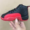 Kids Basketball Shoes jumpman 12s 12 PS Flu Game Black Deadly Pink Gym Red Athletic Sneakers Kid shoe