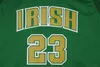 Mens 2002 Vintage St. Vincent Mary High School Irish LeBron James Basketball Jerseys Moive Tune Squad Space Jam 2021 White Stitched Shirts S S