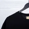 2022 Polo Masculino Plus Tees gola redonda com impressão e bordado de algodão, 100% réplica de camisetas tamanho europeu 22r