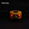 Portable mini LED Headlights 3 LED Headlamp for Hiking Fishing headlamps safety red Lights head lights Camping lamps