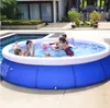 Big Folding Outdoor Bad Pool Garden Inomhus Vuxen Barn Plast PVC Uppblåsbar Swimmingpool Bärbar Familj Vuxna Barnsäkerhetsutbildning Vattenpooler Utrustning