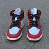 2022 Hot Autentyczna 1 Wysoka Off OG Chicago Red Unc Outdoor Shoes Hodowane Proszek Blue 1s Men 5 Białe Sport Sneakers z oryginalnym pudełkiem