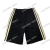 22ss Herren Designer Shorts Hosen Seitliches Gurtband Frühling Sommer Herren Gurtband Hose Lässige Briefhose Schwarz Blau xinxinbuy XS-L