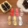 Hoogwaardige dames dikke zolen slippers vaste kleur eenvoudige zacht rubberen sandaal dames comfort waterdichte flip-flops zand strandschoen vrije tijd