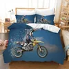 Längdskidor Motorcykel Series mönster täcke täcke täcker kudde sängkläder vuxen tonåring sovrum dekoration hem textil