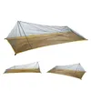 Lixada Summer 1 Carpa para una sola persona Carpa para acampar al aire libre Carpa de malla ultraligera Mosquito Insectos Refugio Repelente de insectos Net H220419