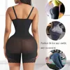 Hexin Body Shaper Deep V Neck Sexig bodysuit Shapewear midjetränare som drar korsett Slimming Back Butt Lifter Underwear Fajas 220702
