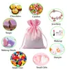 Gift Wrap Custom Logo 18x30cm/30x40cm Silk Satin Bags Hair Extensions Packaging Jewelry/Wigs/Makeup/Wedding Bag Drawstring BagGift WrapGift