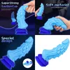 Dildos Dongs Blue Kirin simulerade stor penis flytande silikon bakgård anal plug man och kvinnlig onani enhet sexprodukter ny stil 220516