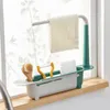 Hooks & Rails Sink Shelf Kitchen Sinks Organizer Soap Sponge Holder Drain Rack Storage Basket Gadgets Accessories ToolHooks HooksHooks