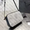 LOU KAMERA ÇANTASI KAPİTONE DERİ kayış Lüks omuzdan askili çanta Crossbody Çanta Kadın Çanta çanta cüzdan