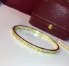 Top luxury high quality jewelry advanced vintage Bangle for women 2021 new sellings brand designer 18k brass gold plated fashion t317z
