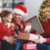 Weihnachtsdekorationen Fröhlicher Weihnachtsmann sitzende Puppe Stoffdekoration Kinder Kinder Geschenk für modische WeihnachtsdekorationenWeihnachten