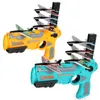 Catapult Plane Sports Game Outdoor Garden Child Airplane Launcher Bubble Catapult Slingshoot Plane Toy Antistress Fidget Toys 220621