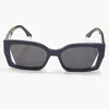 Prostokątny octan pełna rama okularów przeciwsłonecznych mężczyźni kobiety retro talerz vintage 2022 Oculos Nowe modne okulary