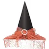 Хэллоуин шляпы ведьма шляпа шляпа сетка праздничная украшение взрослой детские костюмы