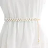 Ceintures femmes crochet réglage perle taille chaîne robe décorative petit parfum fine ceinture douce chaîne ceintures