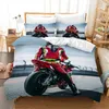 Längdskidor Motorcykel Series mönster täcke täcke täcker kudde sängkläder vuxen tonåring sovrum dekoration hem textil
