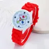 Montres-bracelets femmes mode coloré Silicone gelée montre à Quartz 2022 hommes Sports de plein air montre-bracelet analogique femme mâle ours horloge Relogio