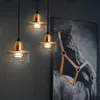 Lampes suspendues Vent industriel américain rétro lampe suspendue en fer forgé lumières de salle à manger LED E27 luminaire d'éclairagePendentif