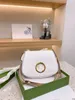 Marmont na ramię worki na ramię luksusowe torebkę crossbody słynną torbę designerską jedną ramię najwyższej jakości metalowe wycięcie logo klasyczny projekt klapy