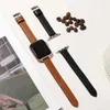 Bande de montre en cuir décontractée 42 mm 44 mm pour la montre Apple 6 5 4 3 2 Band en cuir souple 38 mm 40 mm pour la montre intelligente Apple Y22031225552378