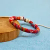 Очарование браслетов этническое браслет ретро ручной работы Boho Multi -Color String Bern Плетена