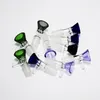 14mm Mâle Bols En Verre Pipes À Fumer En Pyrex Bol En Verre Épais Dab Rig Percolater Bong Adaptateur Femelle Transparent Noir Gris Vert Bleu Violet Mix Couleur En Gros