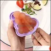 Ice Cream Tools Kitchen Kitchen Dining Bar Home Garden Childrens Cute Popsicle Molds Watermelon And Grape Shape Sile M Dhvwm