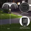 Lampada solare a led a colori per meduse Illuminazione natalizia impermeabile per esterni per giardino Decorazione patio Flash Pathway Fiori luce J220531