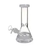 7.8 "Cam Su Boruları Harnaklar Downstem Cam Kase 18mm Yağ Dab Teçhizat Siyah Renk Heady PERC Bugbler Bong