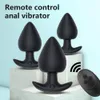 10 Vitesse Anal Plug Vibrator Silicone Male Prostate Massager Butt Anus Vibrant Sexy Toy pour Hommes G-Spot Stimuler Dildo Beauté Articles