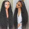 Nxy Hair Wigs Water Wave Lace Front Hd Frontal Brazilian for Women Human 13x4 Deep Closure 220609