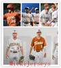 XFLSpcallegeカスタムTexas Longhornsステッチ野球ジャージZANE MoreHouse Caden Noah Travis Sthele Aaron Nixon Alec Grossman Coy Cobb Marcus