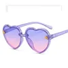 Gros marque coeur enfants lunettes de soleil 2022 nouveaux enfants mignon rose dessin animé abeille lunettes de soleil filles garçons bébé dégradé lunettes