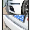 Auto stickers koolstofvezel deur bescherming sticker drempel bumper anti-scrat chrome heldere stripcar