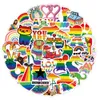 50 adesivi Gay Pride LGBTQ Rainbow Graffiti giocattolo per bambini skateboard auto moto bicicletta adesivi decalcomanie