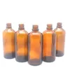 Бутылки с эфирным маслом замороженного янтаря пустые косметические бутылки с опрыскиванием для тумана.