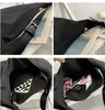イブニングバッグシンプルなカジュアル女性肩ブラックナイロントートハンドバッグ大容量女性アンダーアーム高品質のショッピング