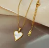 Fashion Necklace Female Enamel Retro Versatile Heart Pendant Sweater Chain Simple Light Luxury Clavicle Chain