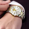 2022 Moda Uomo Orologi Calendario Acciaio inossidabile Top Brand Luxury 30M Orologio da polso al quarzo impermeabile da uomo