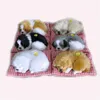 Interior Decorations Car Ornament Plush Dogs Decoration Simulation Sleeping Dog Toy Automotive Dashboard Decor Ornaments Cute Auto Accessori