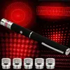 Penna laser caleidoscopio 5 in 1 da 650 nm Puntatore laser rosso Presenter Powerpoint con tappi a 5 stelle o gioco in campeggio con insegnamento del gatto SPEDIZIONE VELOCE di alta qualità